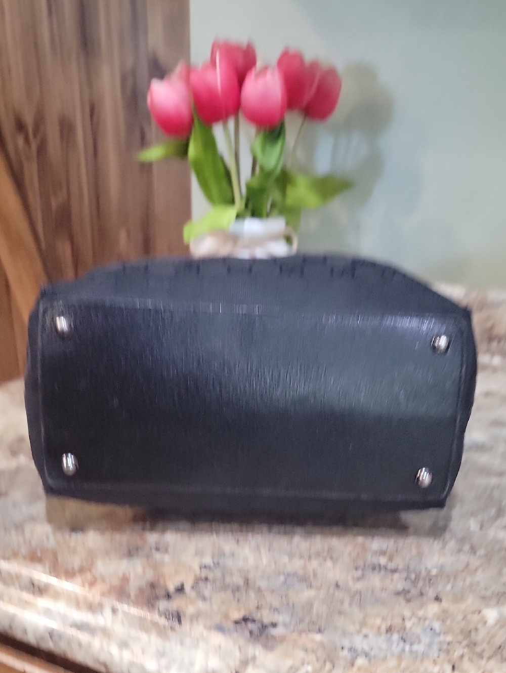 🌵Gucci Black GG Monogram Tote with Silver Hardware - Picture 9 of 15